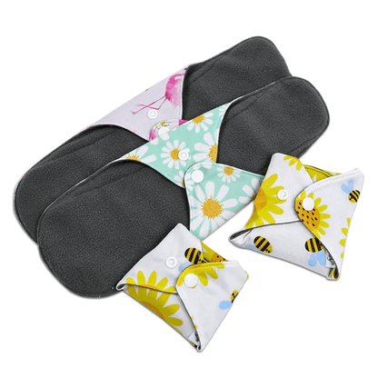 Serviette(s) hygiéniques réutilisables en fibres de bambou - Bingoo
