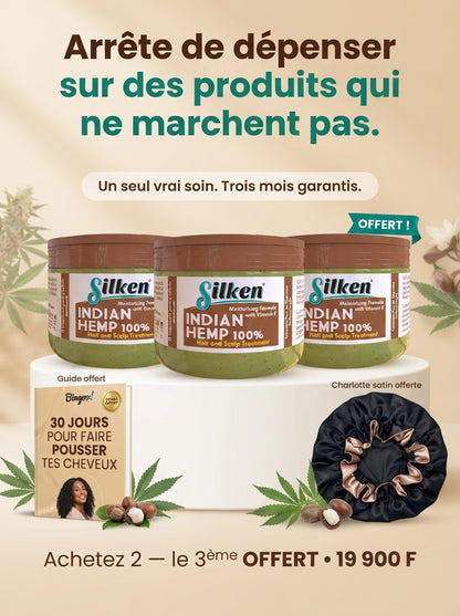 Huile de Croissance Des Cheveux  (Satisfait ou Remboursé)